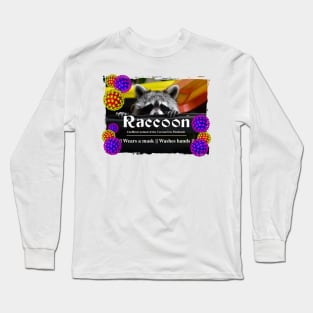 Mascot Raccoon Long Sleeve T-Shirt